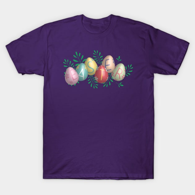 Easter Eggs T-Shirt by HarlinDesign